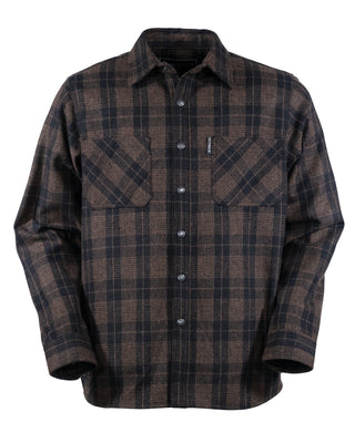 Outback Trading Co (NZ) Clyde Big Shirt Brown / Medium 42667-BRN-MD
