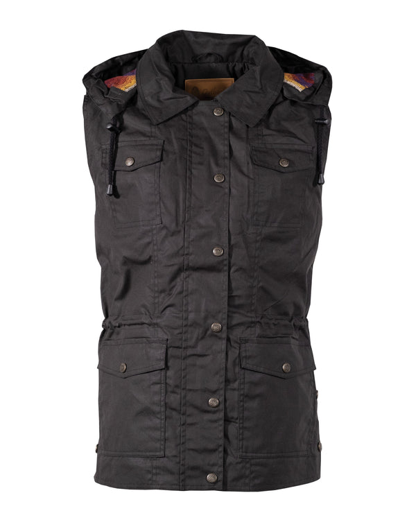 Outback Trading Co (NZ) Athena Vest Black / SM 29687-BLK-SM